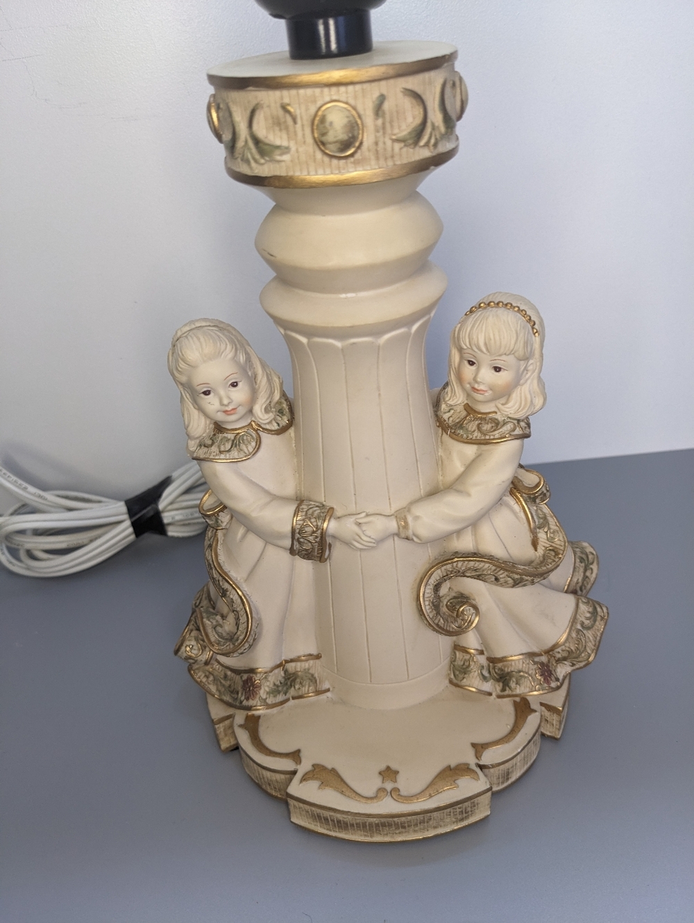 Sarahs Angels 2006 Figural Lamp Model 80620 Mindspring Studios Rare